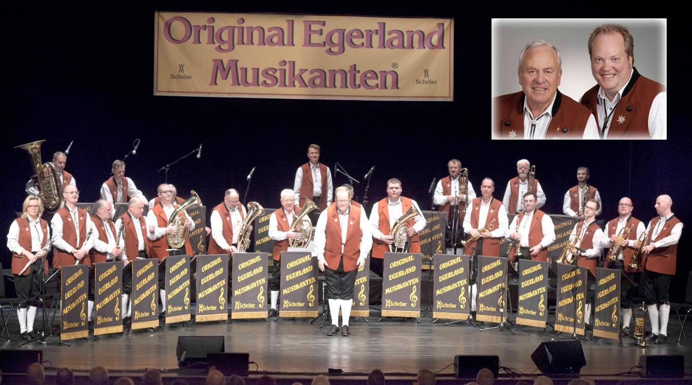 Die Original Egerland Musikanten auf der Bühne